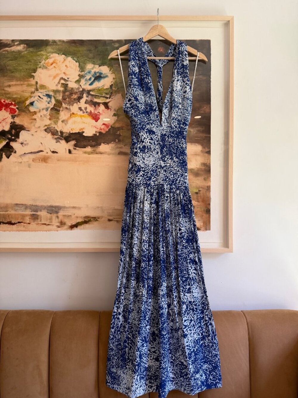 Proenza Schouler Simone halter maxi dress
